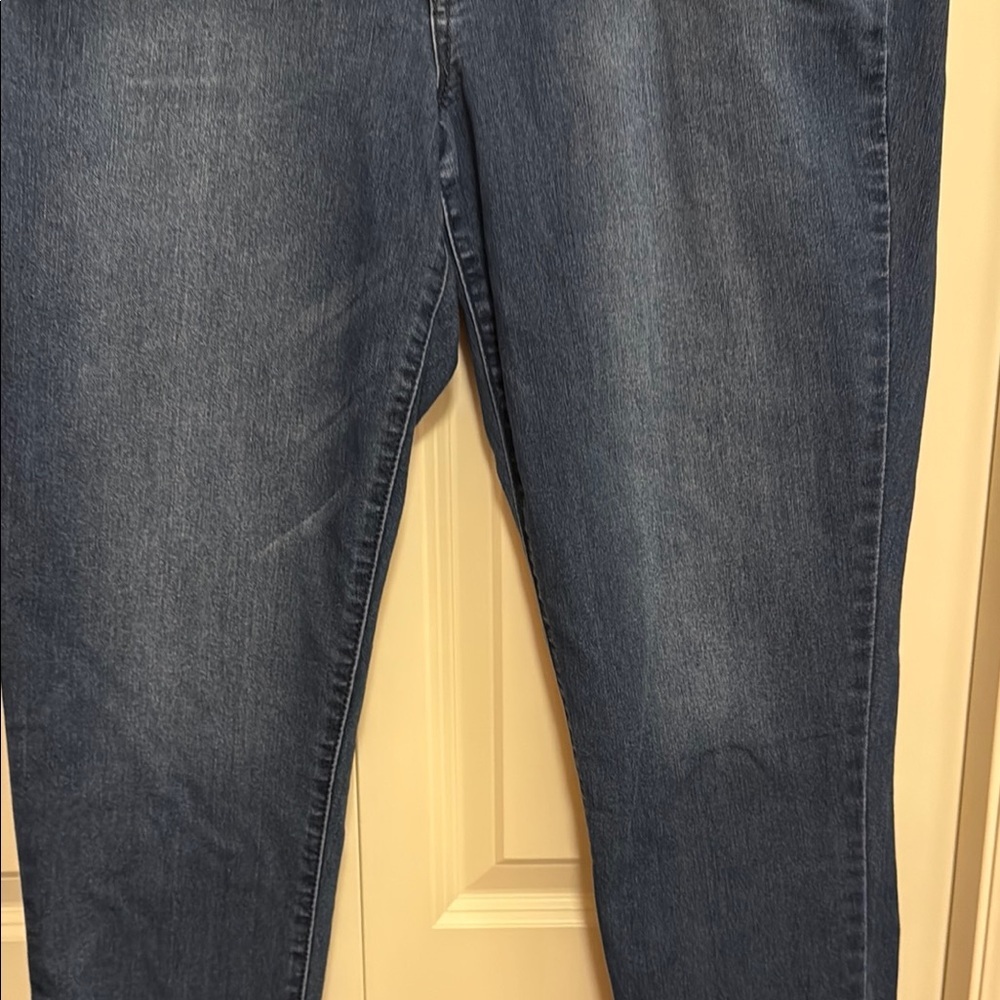 Democracy Blue Ankle Cropped Skinny Jeans - Picture 4 of 10